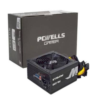 Fonte K-Mex Pcwells, Bivolt Chaveada, Com Cabo 